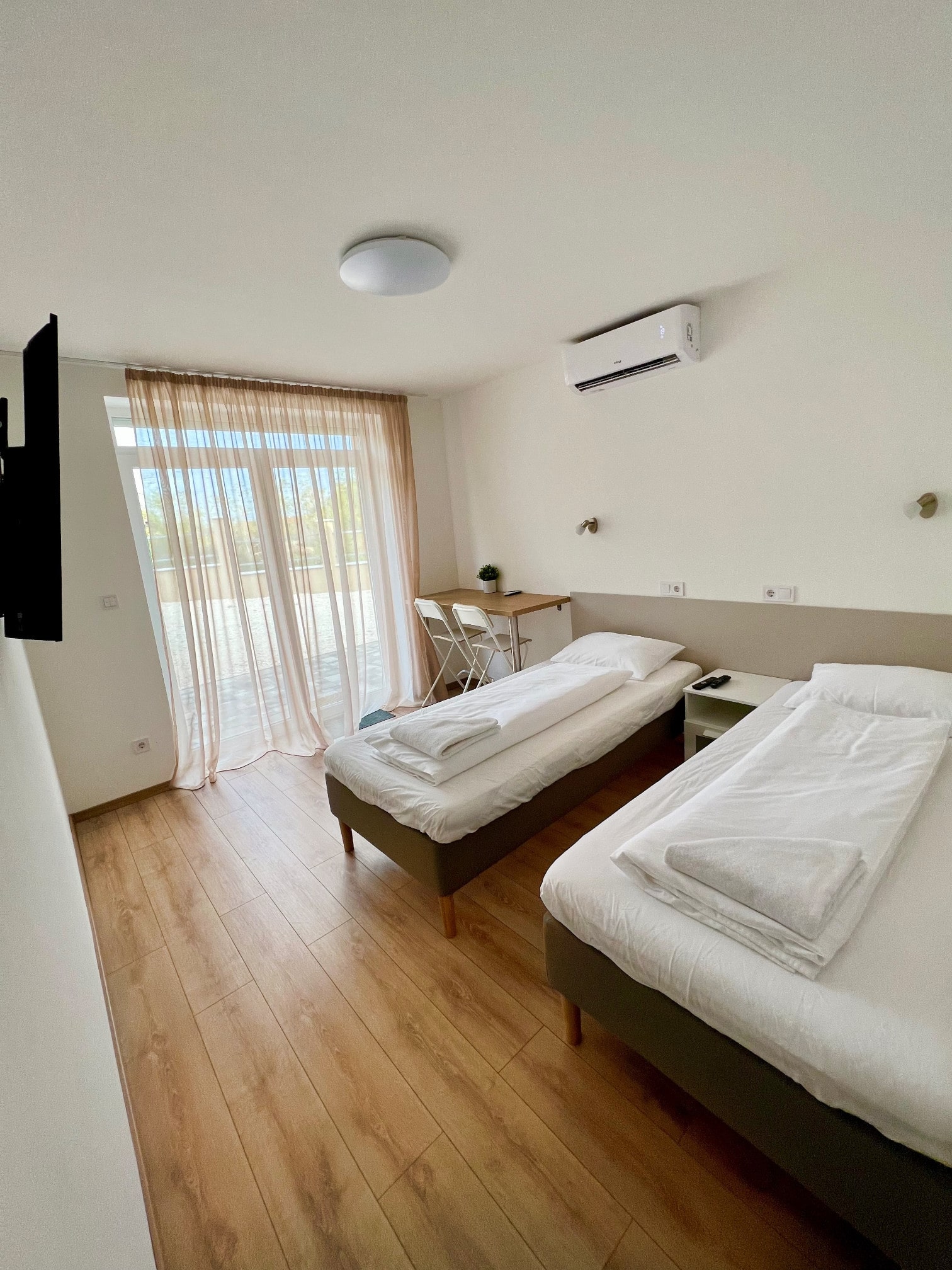 Apartman 4 20 nm, kétágyas apartman, kertkapcsolatos terasszal